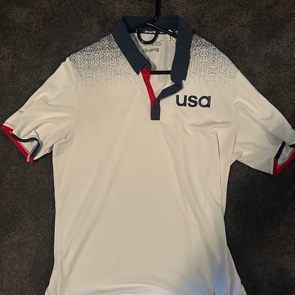 Adidas USA Golf Polo